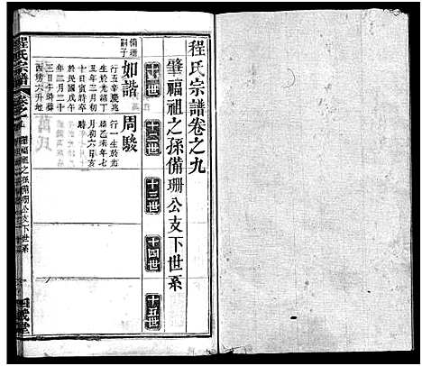 [程]程氏宗谱_9卷 (湖北) 程氏家谱_九.pdf