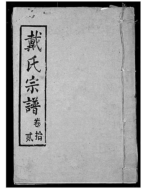 [戴]戴氏宗谱 (湖北) 戴氏家谱_十四.pdf