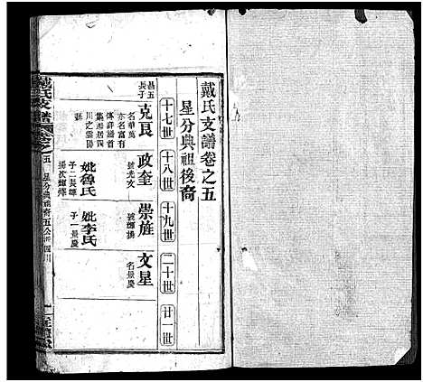 [戴]戴氏支谱_9卷首2卷 Zhi Pu (湖北) 戴氏支谱_六.pdf