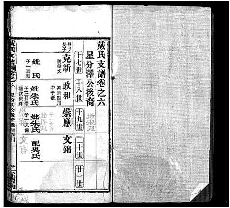 [戴]戴氏支谱_9卷首2卷 Zhi Pu (湖北) 戴氏支谱_七.pdf