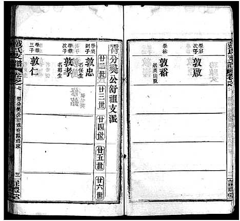 [戴]戴氏支谱_9卷首2卷 Zhi Pu (湖北) 戴氏支谱_八.pdf