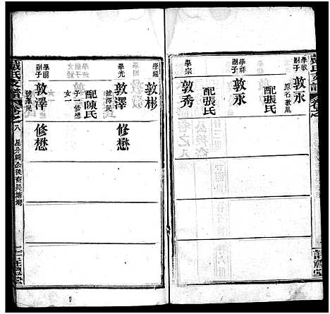 [戴]戴氏支谱_9卷首2卷 Zhi Pu (湖北) 戴氏支谱_九.pdf