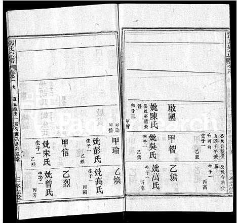 [邓]邓氏宗谱_12卷首1卷 (湖北) 邓氏家谱_二.pdf