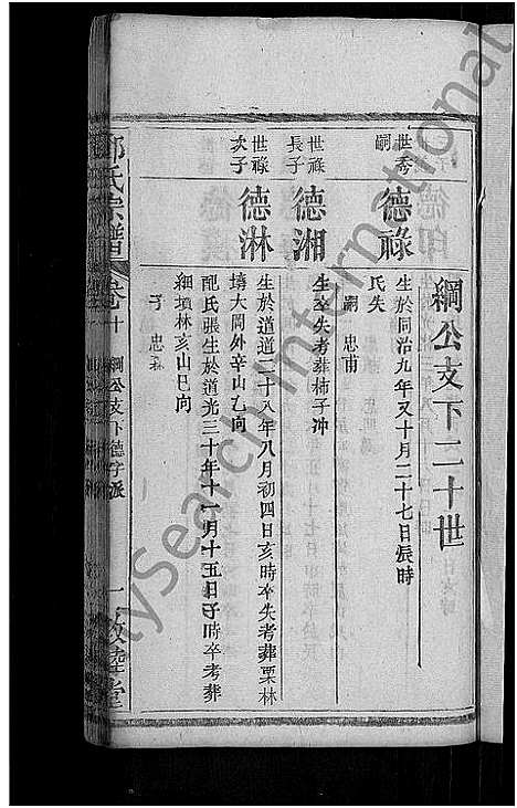 [邓]邓氏宗谱_残卷-邓氏宗谱 (湖北) 邓氏家谱_十一.pdf