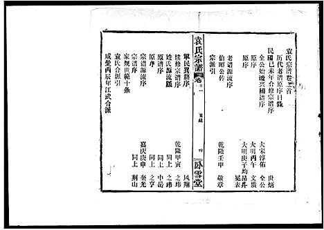 [袁]袁氏宗谱_16卷首3卷 (湖北) 袁氏家谱_一.pdf