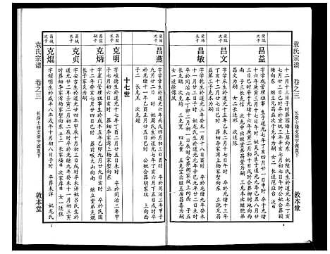 [袁]袁氏宗谱_24卷首4卷首1卷 (湖北) 袁氏家谱_八.pdf