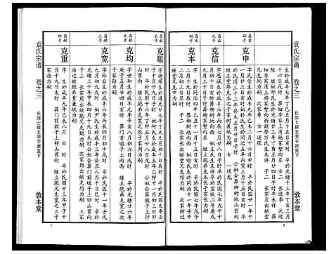 [袁]袁氏宗谱_24卷首4卷首1卷 (湖北) 袁氏家谱_八.pdf