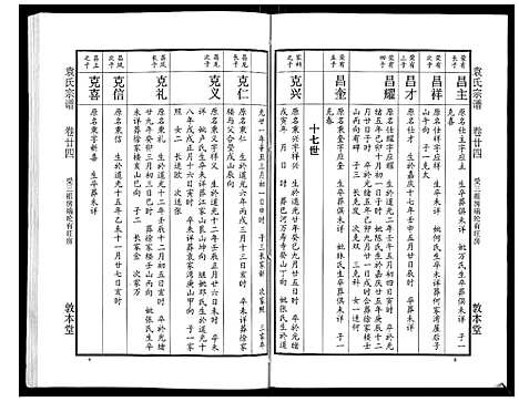 [袁]袁氏宗谱_24卷首4卷首1卷 (湖北) 袁氏家谱_二十九.pdf