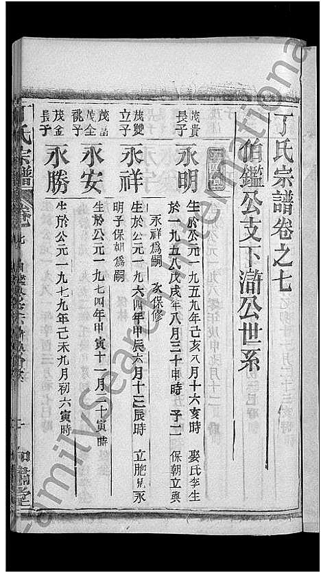 [丁]丁氏五修宗谱_44卷_含首3卷-丁氏宗谱 (湖北) 丁氏五修家谱_九.pdf