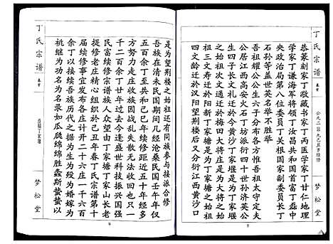 [丁]丁氏宗谱_24卷首1卷 (湖北) 丁氏家谱_一.pdf