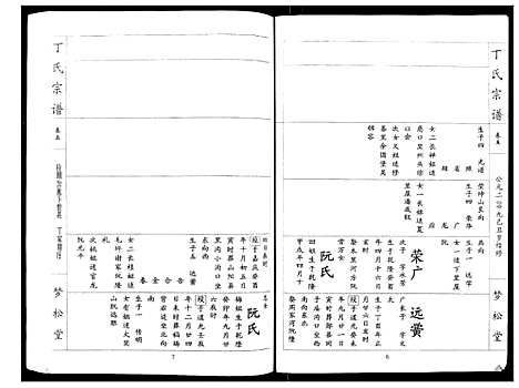 [丁]丁氏宗谱_24卷首1卷 (湖北) 丁氏家谱_五.pdf