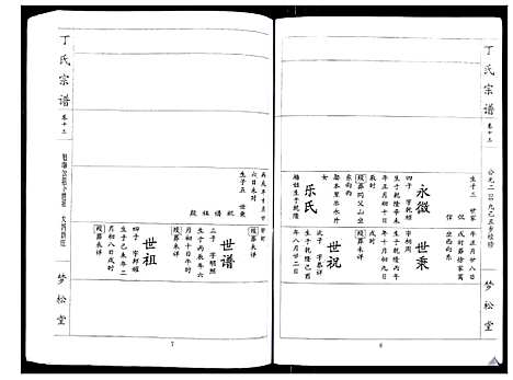 [丁]丁氏宗谱_24卷首1卷 (湖北) 丁氏家谱_十三.pdf