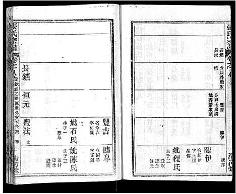 [张]张氏宗谱_69卷首11卷-楚黄张氏宗谱 (湖北) 张氏家谱_十五.pdf