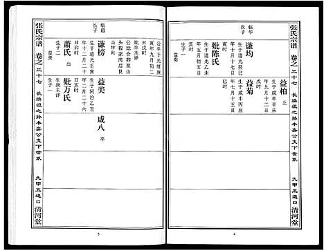 [张]张氏宗谱_80卷首10卷-楚黄张氏宗谱_鄂汉张氏宗谱 (湖北) 张氏家谱_二十八.pdf