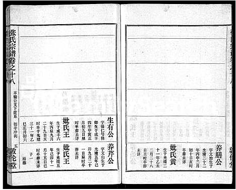 [张]黄冈张氏宗谱_34卷首1卷-张氏宗谱_黄冈张氏敦伦堂续修宗谱 (湖北) 黄冈张氏家谱_十一.pdf