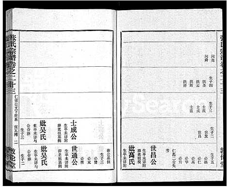 [张]黄冈张氏宗谱_34卷首1卷-张氏宗谱_黄冈张氏敦伦堂续修宗谱 (湖北) 黄冈张氏家谱_十七.pdf