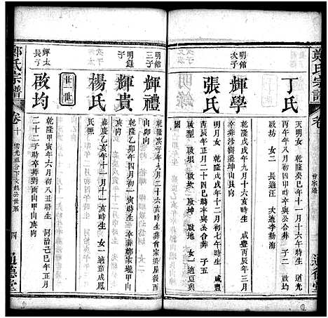 [郑]郑氏宗谱_30卷首2卷 (湖北) 郑氏家谱_十二.pdf