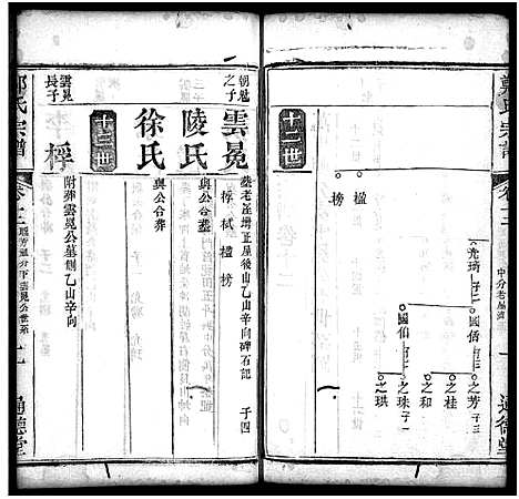 [郑]郑氏宗谱_30卷首2卷 (湖北) 郑氏家谱_十四.pdf