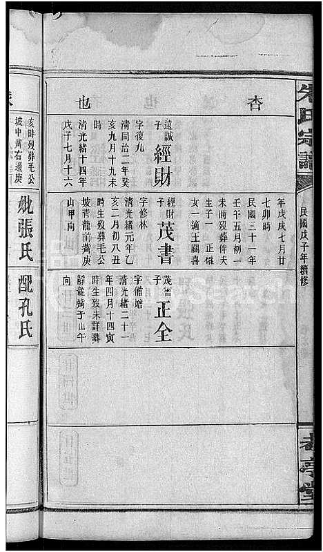 [朱]朱氏宗谱_18卷首2卷-朱氏家乘 (湖北) 朱氏家谱_九.pdf