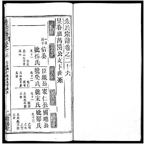 [朱]朱氏宗谱_52卷 (湖北) 朱氏家谱_二十六.pdf