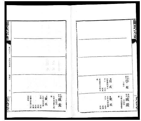 [邹]邹氏宗谱_24卷首2卷 (湖北) 邹氏家谱_二十九.pdf