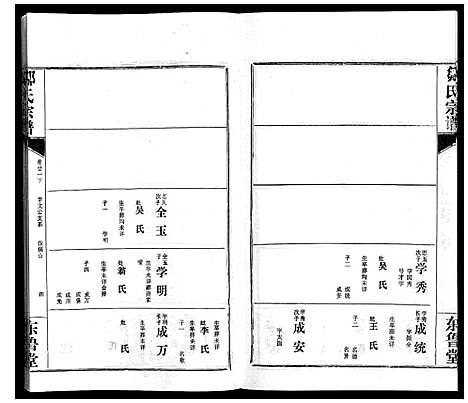 [邹]邹氏宗谱_24卷首2卷 (湖北) 邹氏家谱_三十一.pdf