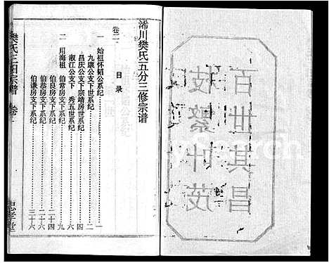 [樊]樊氏三阳宗谱_10卷首4卷-浠川樊氏五分三修宗谱_樊氏宗谱_Fan Shi San Yang (湖北) 樊氏三阳家谱_六.pdf