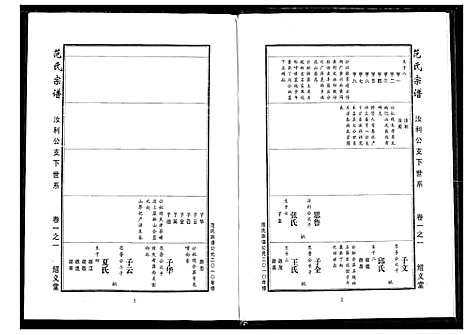 [范]范氏宗谱 (湖北) 范氏家谱_二.pdf