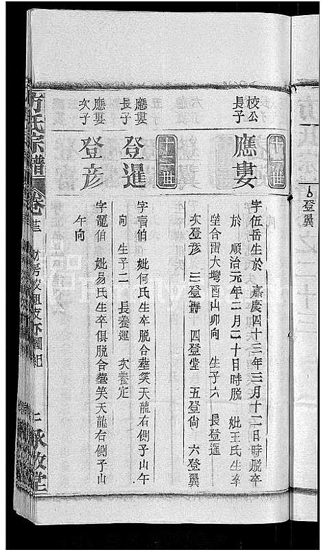 [方]方氏宗谱_31卷首3卷 (湖北) 方氏家谱_十九.pdf