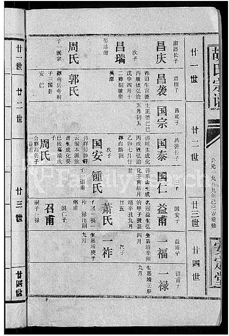 [胡]胡氏宗谱_15卷首1卷 (湖北) 胡氏家谱_三.pdf