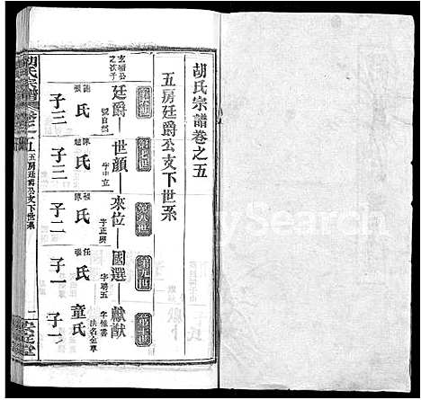 [胡]胡氏宗谱_9卷首4卷 (湖北) 胡氏家谱_二.pdf