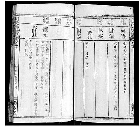 [胡]胡氏宗谱_28卷首5卷 (湖北) 胡氏家谱_九.pdf