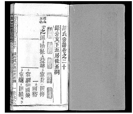 [胡]胡氏宗谱_28卷首5卷 (湖北) 胡氏家谱_二十.pdf