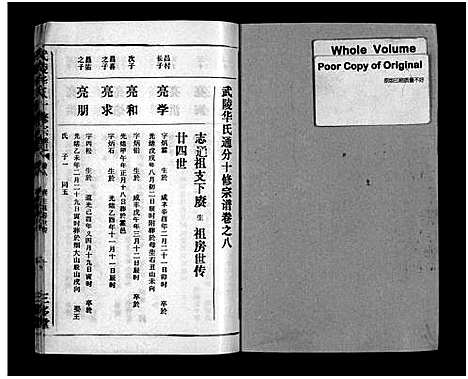 [华]武陵华氏十修宗谱_按房分卷-Wu Ling Hua Shi Shi Xiu_华氏宗谱_武陵华氏十修宗谱 (湖北) 武陵华氏十修家谱_三十八.pdf