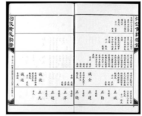 [黄]汈汊黄氏宗谱 (湖北) 汈汊黄氏家谱_二十三.pdf