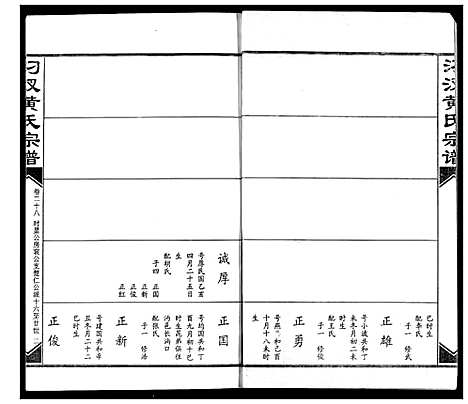 [黄]汈汊黄氏宗谱 (湖北) 汈汊黄氏家谱_二十八.pdf