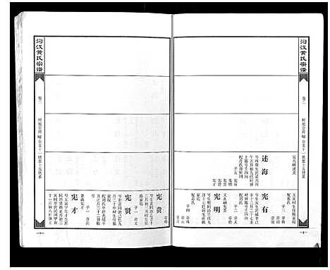 [黄]汈汊黄氏宗谱_14卷 (湖北) 汈汊黄氏家谱_二.pdf