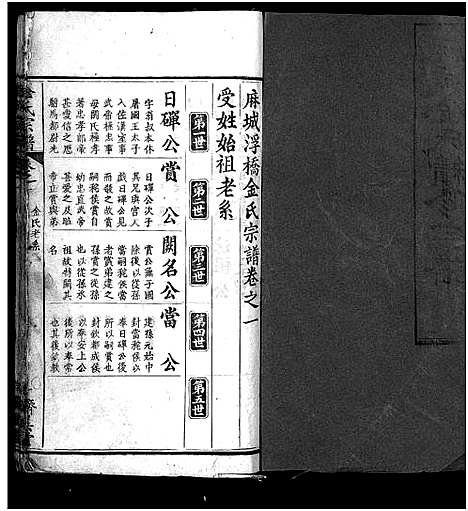 [金]麻城金氏续修宗谱_44卷首11卷-麻城浮桥金氏宗谱_Ma Cheng Jin Shi_金氏宗谱 (湖北) 麻城金氏续修家谱_十一.pdf