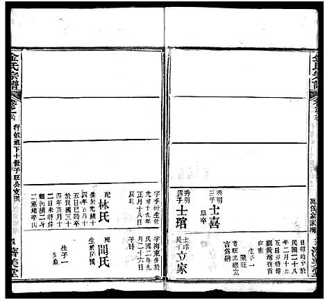 [金]麻城金氏续修宗谱_44卷首11卷-麻城浮桥金氏宗谱_Ma Cheng Jin Shi_金氏宗谱 (湖北) 麻城金氏续修家谱_四十六.pdf