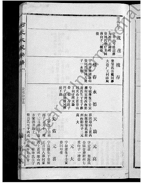 [柯]柯氏大成宗谱_不分卷 (湖北) 柯氏大成家谱_三十一.pdf