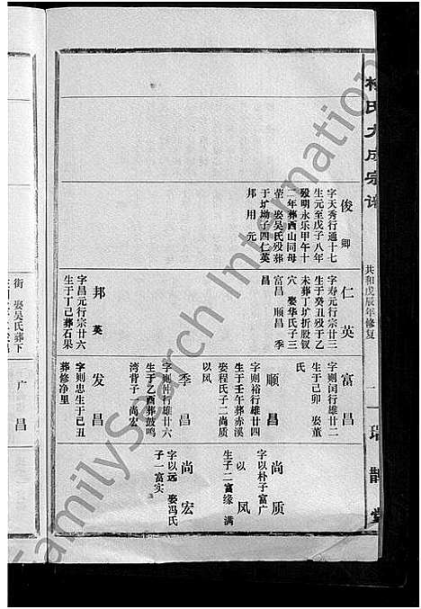 [柯]柯氏大成宗谱_不分卷 (湖北) 柯氏大成家谱_五十一.pdf