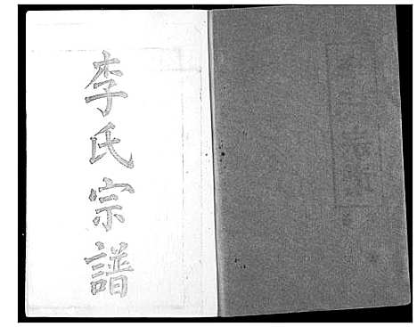 [李]李氏宗谱 (湖北) 李氏家谱_一.pdf