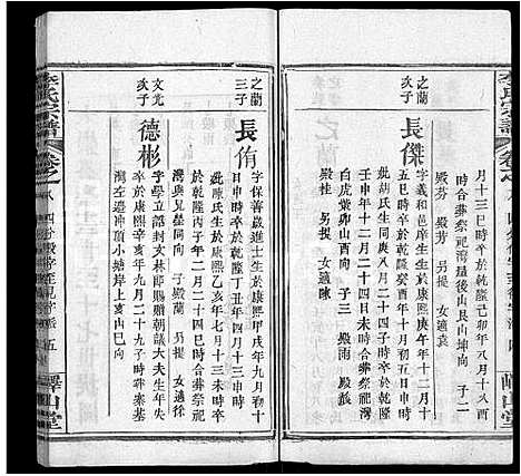 [李]李氏宗谱_10卷首2卷-浠川李氏宗谱 (湖北) 李氏家谱_二.pdf