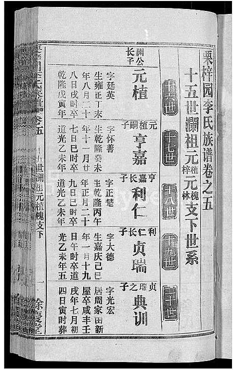 [李]李氏族谱_30卷首2卷-栗梓园李氏族谱 (湖北) 李氏家谱_八.pdf