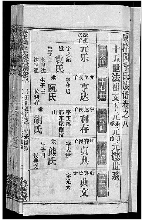 [李]李氏族谱_30卷首2卷-栗梓园李氏族谱 (湖北) 李氏家谱_十一.pdf