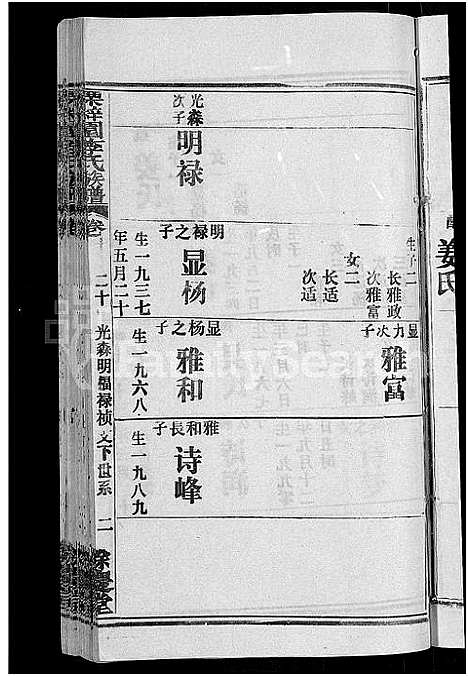 [李]李氏族谱_30卷首2卷-栗梓园李氏族谱 (湖北) 李氏家谱_十三.pdf