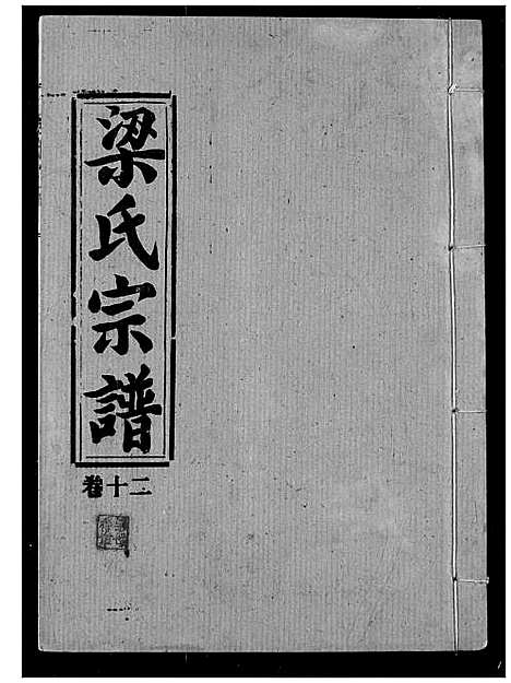 [梁]梁氏宗谱 (湖北) 梁氏家谱_十三.pdf