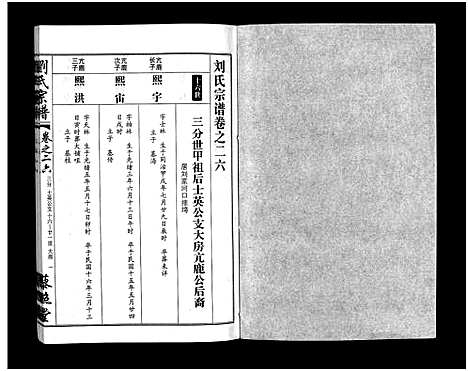 [刘]刘氏宗谱_30卷及首5卷-Liu Shi (湖北) 刘氏家谱_二十七.pdf