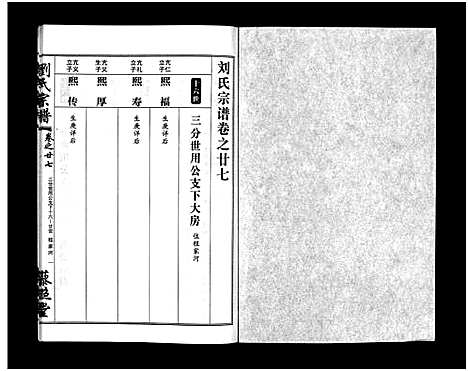 [刘]刘氏宗谱_30卷及首5卷-Liu Shi (湖北) 刘氏家谱_二十八.pdf