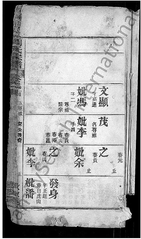 [刘]刘氏宗谱_残卷-安邑刘氏宗谱 (湖北) 刘氏家谱_四.pdf